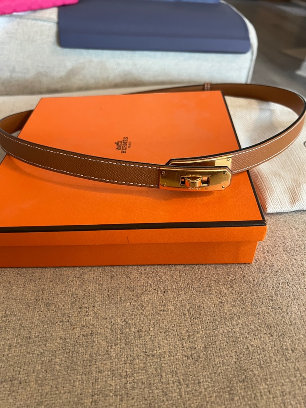 Hermes kelly epsom belt